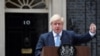 Kryeministri Boris Johnson gjatë një fjalimi publik, 2 shtator 2019