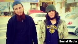 Chechen militants Salakhuddin Shishani and Musa Abu Yusuf Shishani -- the self-proclaimed saviors of Kobani. 