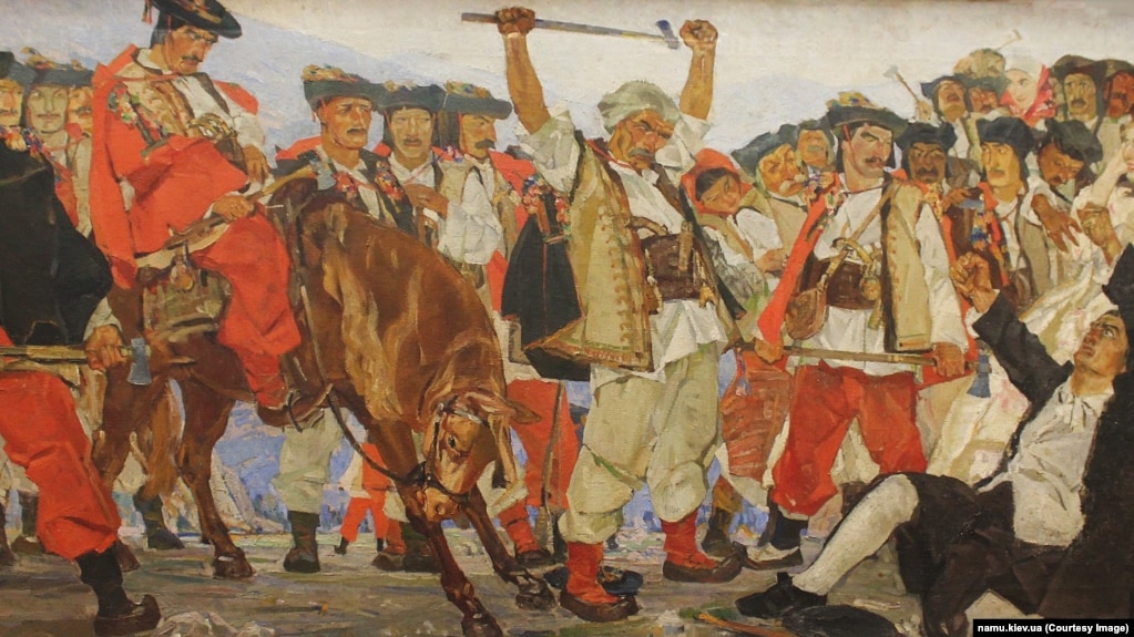 Олекса Довбуш. Картина Федора Кричевського, 1931 рік