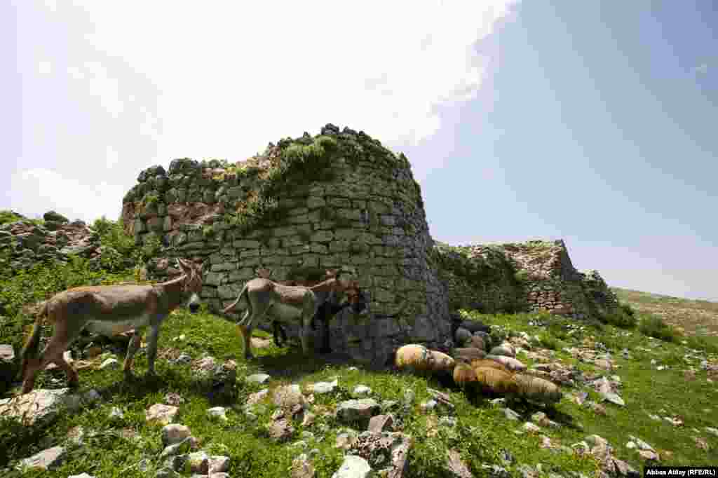 Gədəbəy rayonunun Qalakənd və Miskinli kəndləri arasında sıldırım qayalıqların zirvəsində ucalan möhtəşəm “Koroğlu qalası” strateji baxımdan olduqca əlverişli yerdədir. XVIII əsrə aid bu qalanın divarlarının eni bir metrə yaxındır.