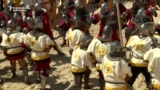 Nations Cross Swords At Medieval Battle