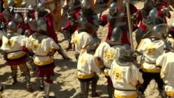 Nations Cross Swords At Medieval Battle