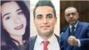 На фото: Гражданка Узбекистана Фарида Байрамова (слева) и 24-летний телохранитель президента Турции Рамазан Озчелек (в центре).