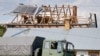 Приватний будинок у Польщі, який був пошкоджений під час дронової російської атаки. 10 вересня 2025 року