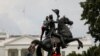 Попытка сноса памятника Эндрю Джексону, Вашингтон, США, 22 июня 