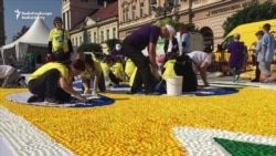 Serbian Charity Attempts World Record To Help The Disabled