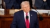 Președintele SUA, Donald Trump, în timpul discursul despre Starea Națiunii. Washington, 24 februarie, 2026.