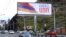 A billboard in Yerevan urges Armenians to vote for controversial constitutional amendments.