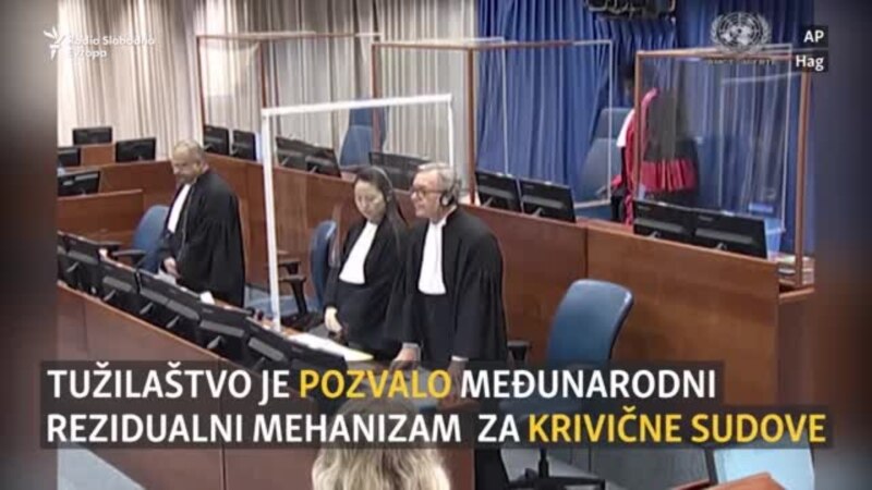 Tužilaštvo traži odbacivanje žalbe Ratka Mladića