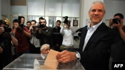 Boris Tadić glasa na predsedničkim izborima, 20. maj 2012.