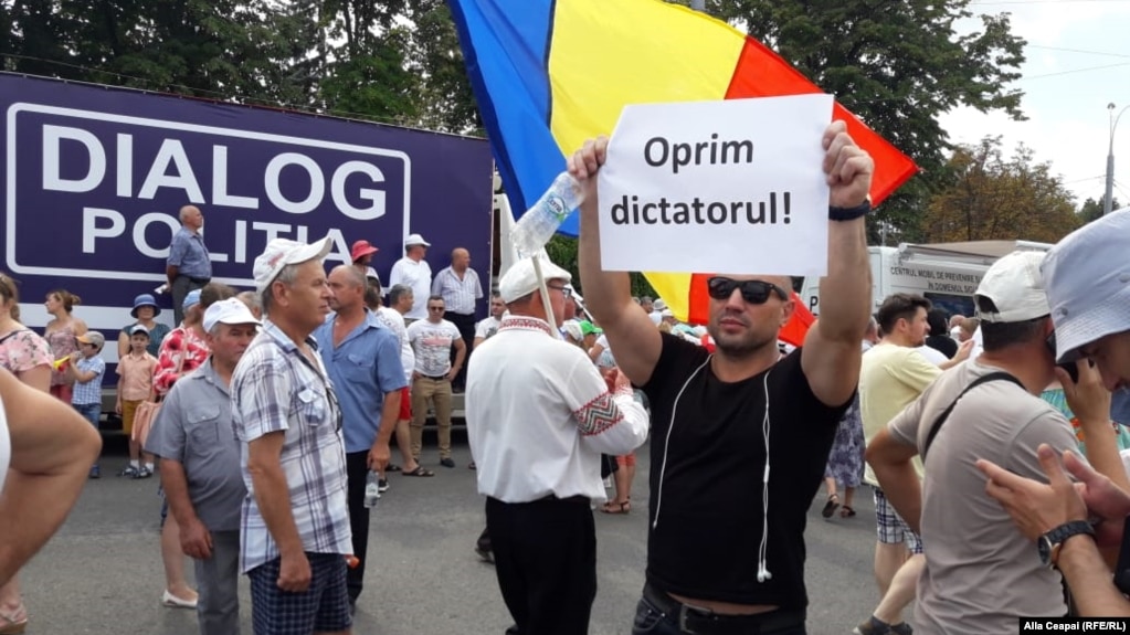 La protestul din Chișinău, 26 august 2018