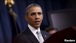 باراک اوباما می‌گوید که «رهبران گروه حکومت اسلامی نمی‌توانند مخفی شوند».
