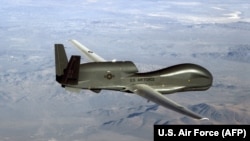 U.S. Central Command said that an RQ-4A Global Hawk maritime surveillance drone was shot down by an Iranian surface-to-air missile while operating in international airspace over the Strait of Hormuz.