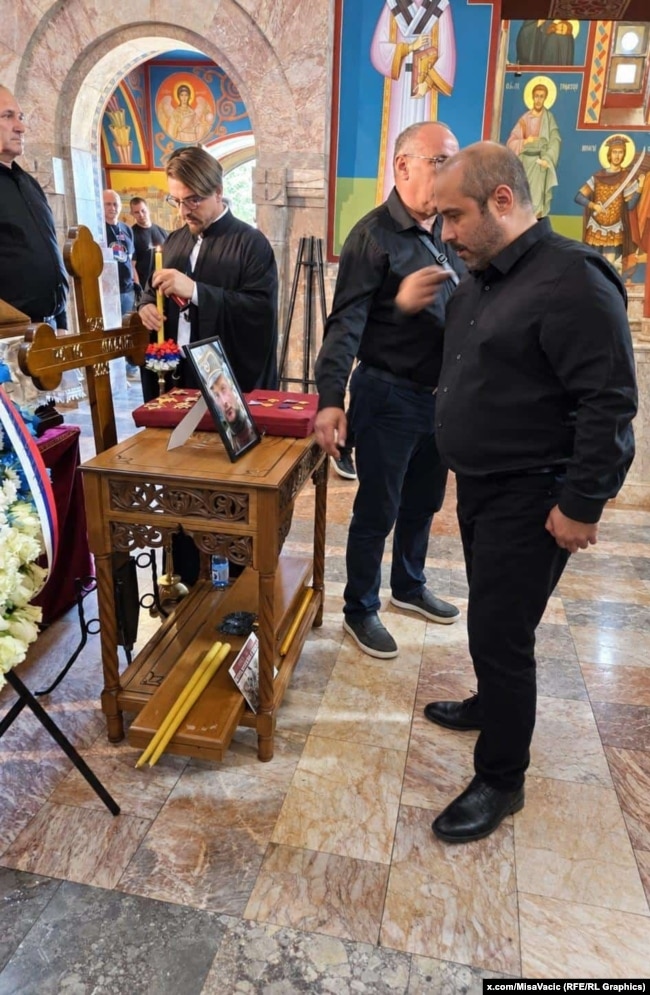 Misha Vaciq, lider i organizatës së ekstremit të djathtë “E djathta serbe”.