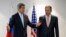 Շվեյցարիա - ԱՄՆ պետքարտուղար Ջոն Քերրին և Ռուսաստանի ԱԳ նախարար Սերգեյ Լավրովը ԵԱՀԿ-ի նախարարական հանդիպմանը, Բազել, 4-ը դեկտեմբերի, 2014թ․