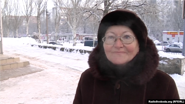 Жінка сумнівається, що Донбас залишать бойовики