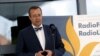 Toomas Hendrik Ilves vorbind la ceremonia de inaugurare a noului sediu al Europei Libere la Praga