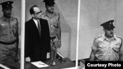 Adolf Eichmann în cursul procesului de la Ierusalim