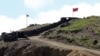 ARMENIA -- A view from Gegharkunik province of Azerbaijani and Armenian army posts on the Armenian-Azerbaijani border, June 18, 2021