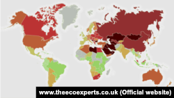 ‘The Eco Experts’ howanyň zäherlilik derejesi boýunça ýörite sanawy çap etdi.