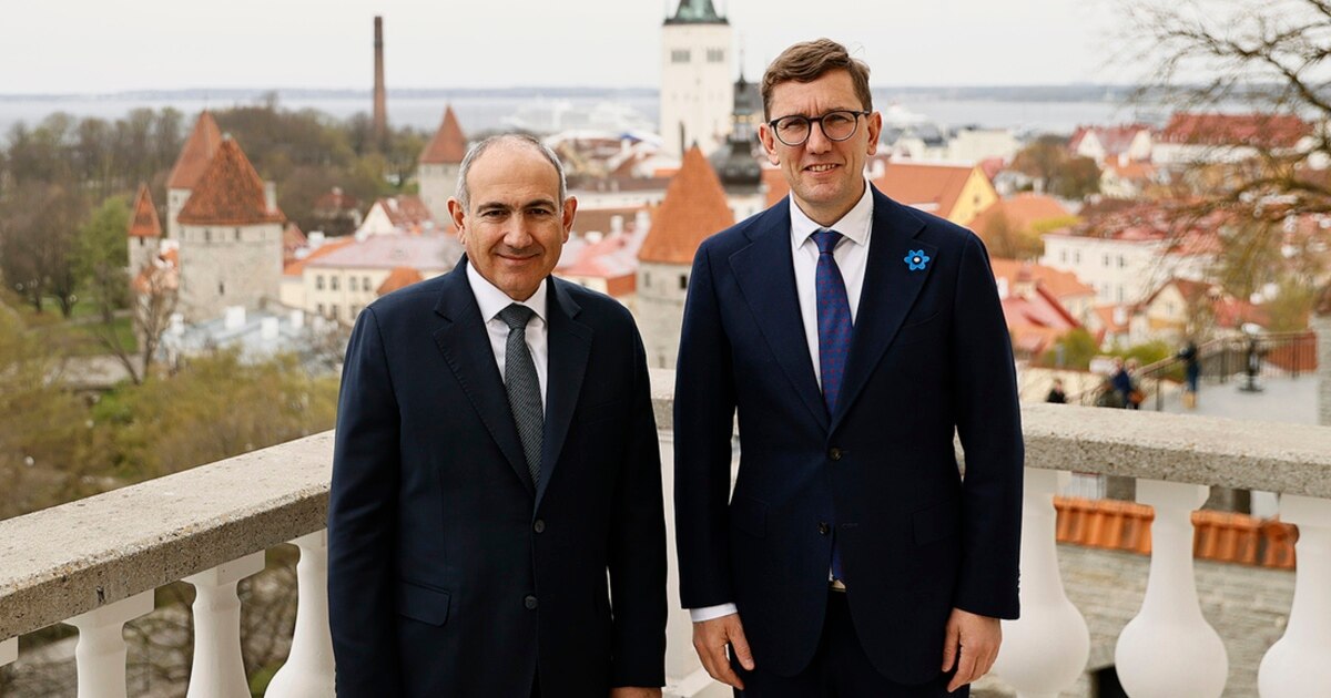 ფაშინიანი ტალინში ესტონეთის ლიდერებს შეხვდა