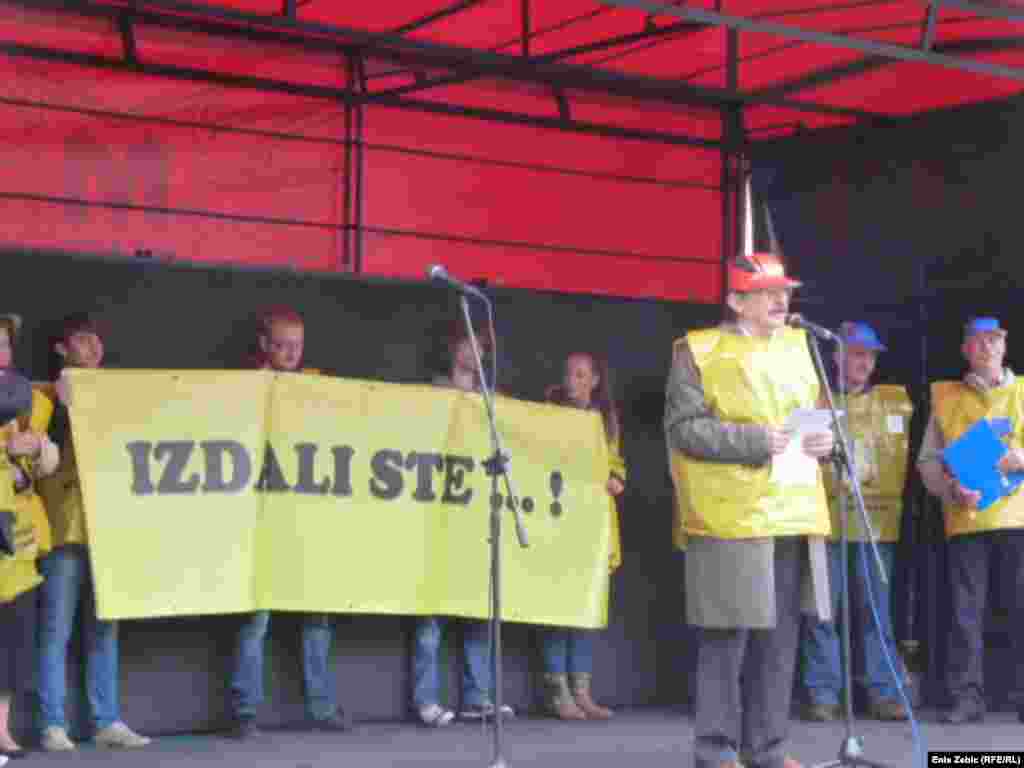 Vilim Ribič,&nbsp;prosvjed sindikata osnovnog i srednjeg &scaron;kolstva, znanosti i medicinskih sestara