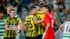 Almaty Kairat footballers during a match against Sporting in Lisbon on September 18, 2025. Photo: GettyImages