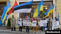 Антивоєнні мітинги в Естонії тривають ще з початку війни на сході України