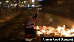 Prizor tokom nereda u Jerusalemu, 23. april