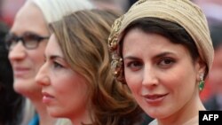 لیلا حاتمی در جشنواره فیلم کن در کنار داورهای دیگر این فستیوال 