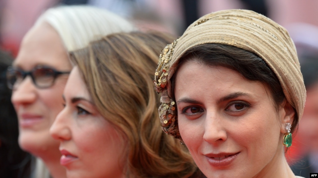 لیلا حاتمی در مراسم افتتاحیه شصت و هفتمین جشنواره سینمایی کن در سال ۲۰۱۴