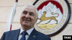 Leonid Tibilov, the de facto head of South Ossetia (file photo)