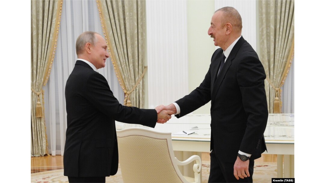 Владимир Путин и Ильхам Алиев