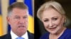 Klaus Iohannis și Viorica Dăncilă, adversari în turul doi al alegerilor, se confruntă de la distanță.