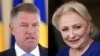 Președintele României Klaus Iohannis și lidera PSD, Viorica Dăncilă