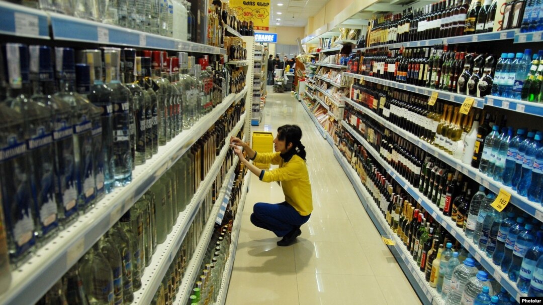 Armenia - A supermarket in Yerevan.