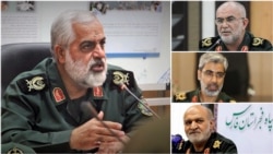 The commander of IRGC’s regional HQ in the south of Iran “Madineh”, Hamid Sarkheili and his provincial deputies Abazar Salari (Hormozgan), Hashem Ghiasi (Fars), and Ali Razmjou (Bushehr).