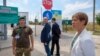 Президент Естонії відвідала адмінкордон з окупованим Кримом