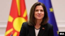 Ambasadorja amerikane në Shkup, Kate Byrnes. 