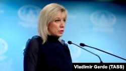 Russian Foreign Ministry spokeswoman Maria Zakharova