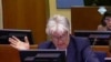 Radovan Karadžić u sudnici Tribunala pred kojim je optužen za genocid, septembar 2010
