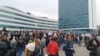 Sarajevo, Bosnia and Herzegovina-- Student protest demanding accountability for the victims of the floods,February 23 2025