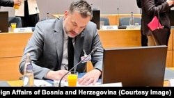 Ministar spoljnih poslova Bosne i Hercegovine Elmedin Konaković, 11. maj 2026.