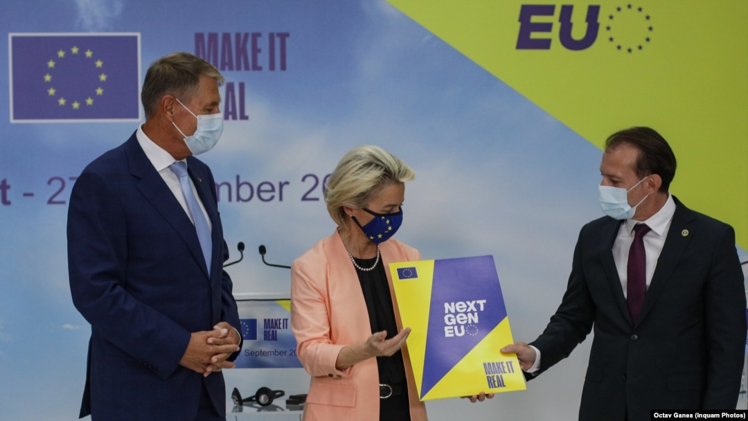 Președintele CE, Ursula von der Leyen, s-a aflat, luni, la București cu prilejul aprobării Planului prin care UE acordă României aproape 30 de miliarde de euro. Banii sprijină reforme și investiții în domenii în care România se află încă în urma majorității țărilor europene.