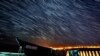 The night sky over Russky Island near Vladivostok during the Draconid meteor shower. (TASS/Yuri Smityuk)