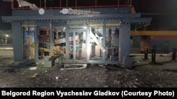 ბელგოროდის ოლქის ქალაქი გუბკინი დრონებით იერიშის შემდეგ. 4 იანვარი, 2026.