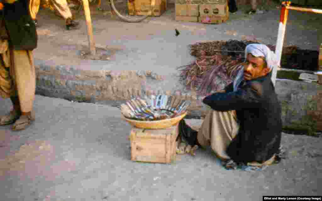 A street seller in Jalalabad. Elliot says the main difference he noticed when he returned to Afghanistan in recent years was&nbsp;that the country he remembered from the 1970s &quot;possessed a sense of honor that now seems missing. I&#39;ve heard Afghans say that, too.&quot;