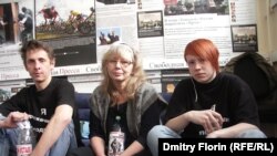 Участники московской голодовки в поддержку Олега Шеина, 20 апреля 2012