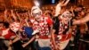 Navijači Hrvatske slave pobjedu nad Argentinom