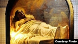 Картина Каарла Брюллова "Христос во гробе"